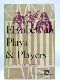 image of Elizabethan Plays & Players.
