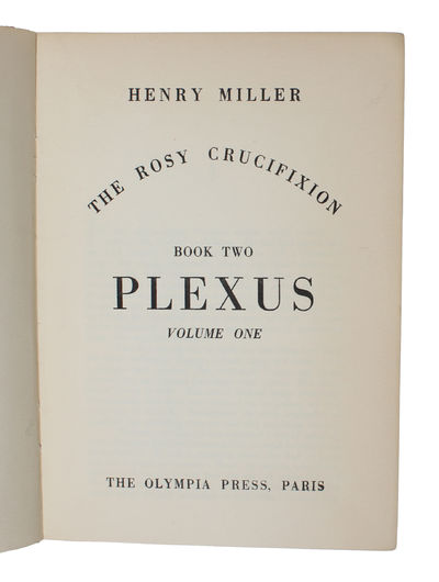 Plexus Volume One-Two. The Rosy Crucifixion Book Two. 2 vols. (photo 3)