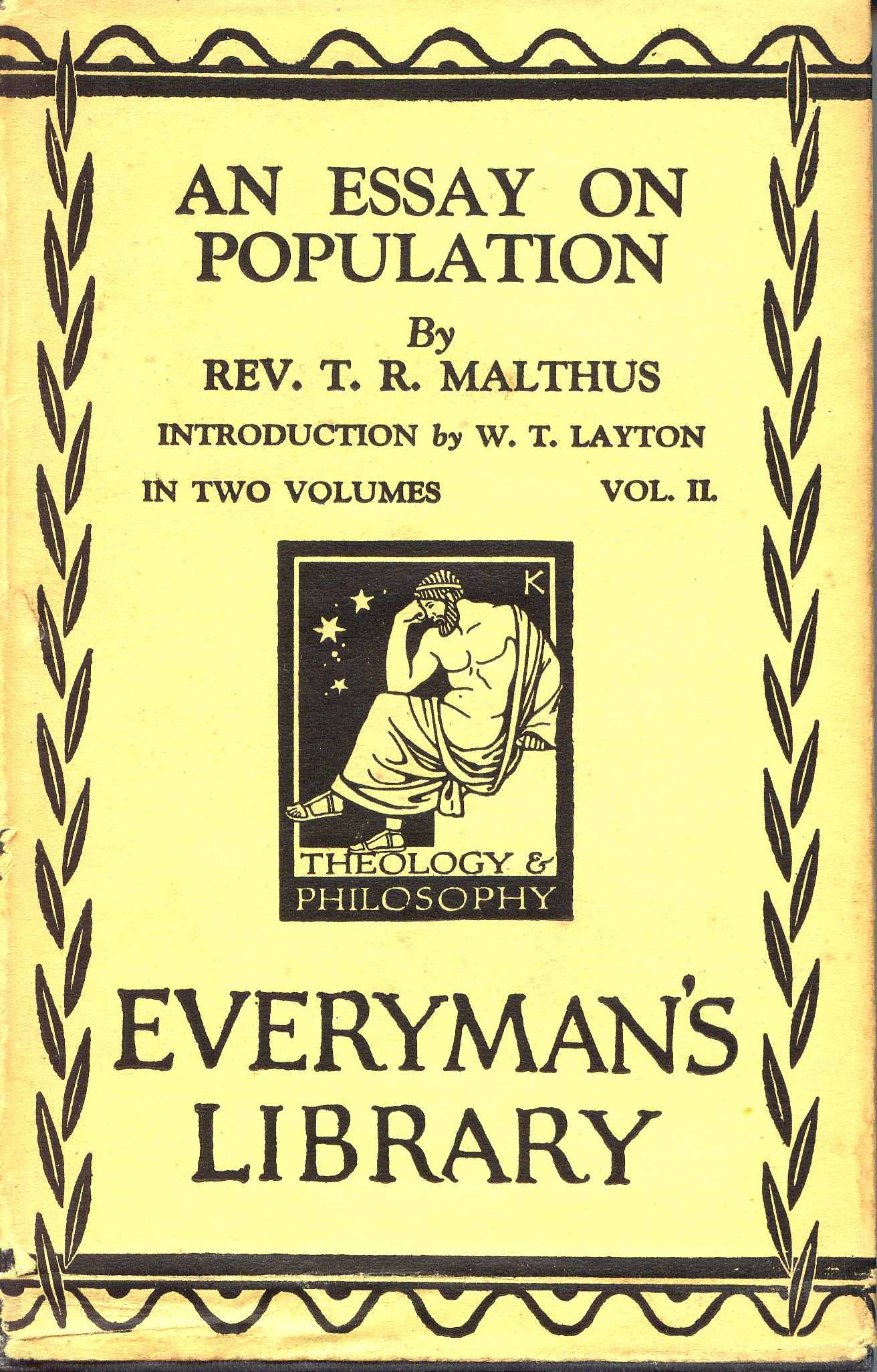 An essay on population