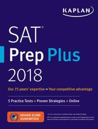 SAT 2018 Premier with 5 Practice Tests : Online + Book