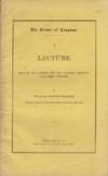 A Lecture Sanscrit and Hebrew, The Two Written, Primitive, Languages, Compared