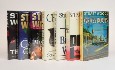THE WILL LEE SERIES: CHIEFS [with] RUN BEFORE THE WIND [and] DEEP LIE [and] GRASS ROOTS [and] THE RUN [and] CAPITAL CRIMES [and] MOUNTING FEARS [Seven Volumes] [Six Signed]