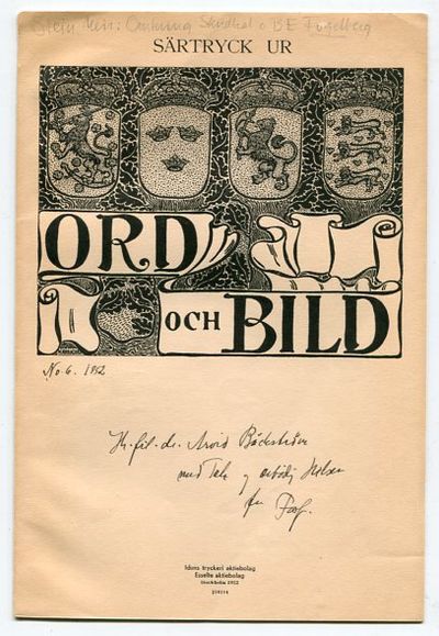 Omkring Stendahl og B. E. Fogelberg. Särtryck ur…