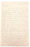 Autograph Letter, Signed. Dated July 25, 1919 when Fredi Was only Fifteen