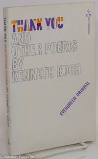 cover of Thank You & other poems