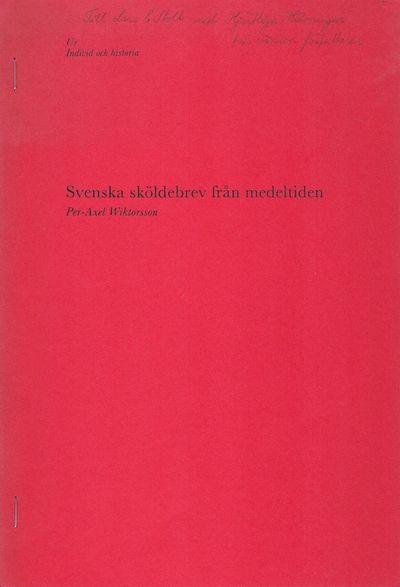 Svenska sköldebrev från medeltiden. Särtryck ur…