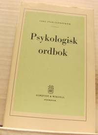 Psykologisk ordbok. Avslutad med en…