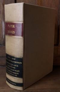 1943-1946 large bound volume of printed briefs, petitions, evidence, etc. for several industrial labor legal disputes in Pittsburgh and western Pennsylvania