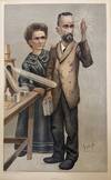 Caricature from Vanity Fair. Mounted on cardboard