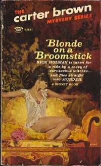 image of Blonde on a Broomstick
