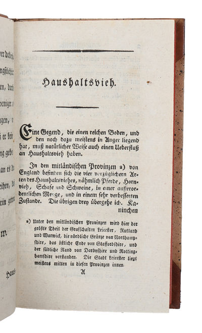 Ueber das Haushaltsvieh als Pferde, Hornvieh, Schafe und Schweine und über die Vervollkommnung dieser Vieharten. Aus dem Englischen des Herrn Wilhelm Marshall. (photo 3)