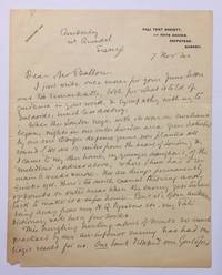 Autographed Letter Signed