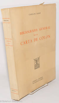 Bibliografia General de la Carta de Colon