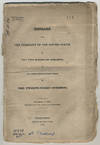 Message from the president of the United States to the two houses of Congress, at the commencement of the first session of the twenty-third Congress.. December 3, 1833. Printed by order of the Senate of the United States.
