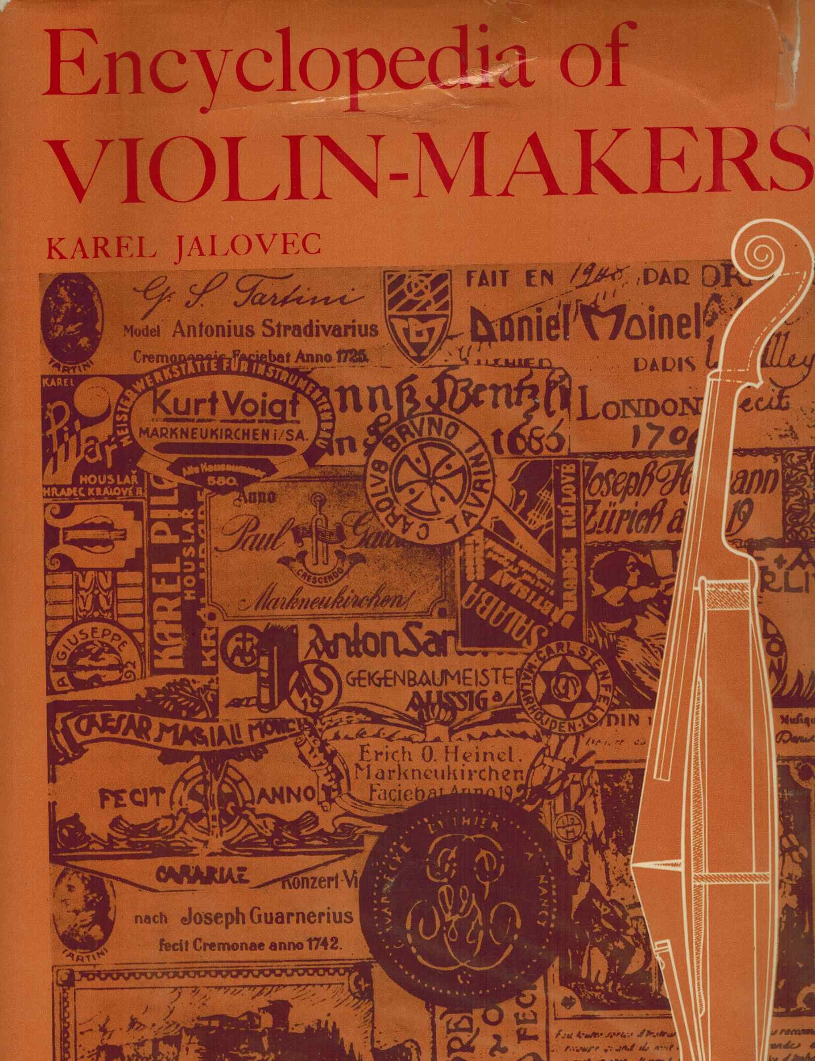 イギリス製　 Encyclopedia of Violin-Makers Encyclopedia of violin-makers: Karel Jalovec: Amazon.com: Books