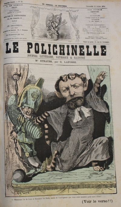 Le Polichinelle. Journal Litt&Atilde;&copy;raire,...; (photo 1)
