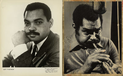 ART FARMER (ca. 1958-60s) Set of 2 photos