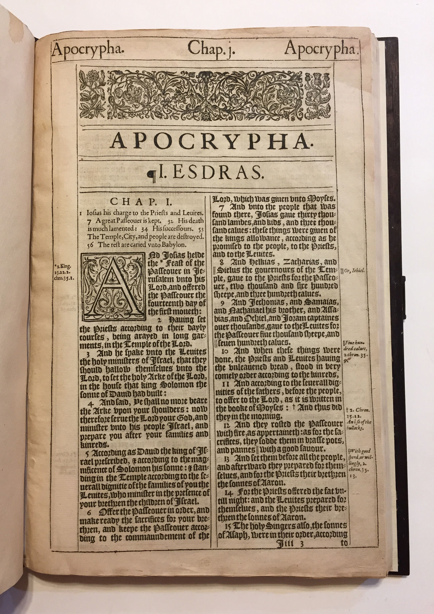 BIBLIO BOOKS OF THE APOCRYPHA]. [The Holy Bible conteyning