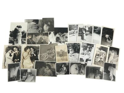 Women's LGBTQ Social Life. Mid Twentieth Century Photographs of Women Embracing, kissing and Dancing, 1950s to 1970s