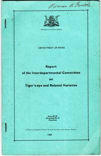 Report of the Interdepartmental Committee on Tiger's-Eye and Related Varieties