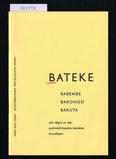 Bateke, Babembe, Bakongo, Bakuta och några av den…