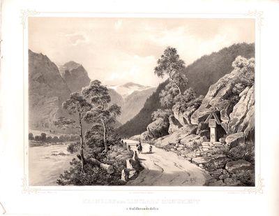 Litografi av “Kringlen med Zinclairs monument i…