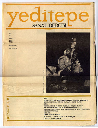 Yeditepe. Sanat dergisi. Yil: 23. Sayi: 193…