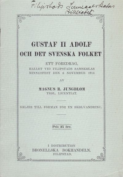 Gustaf II Adolf och det svenska folket. Ett…