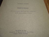 Oregon Lands; Handbook of Statistics - for Use of County Agents and Other interested in the land Problems of Oregon by Oregon State college - 1935