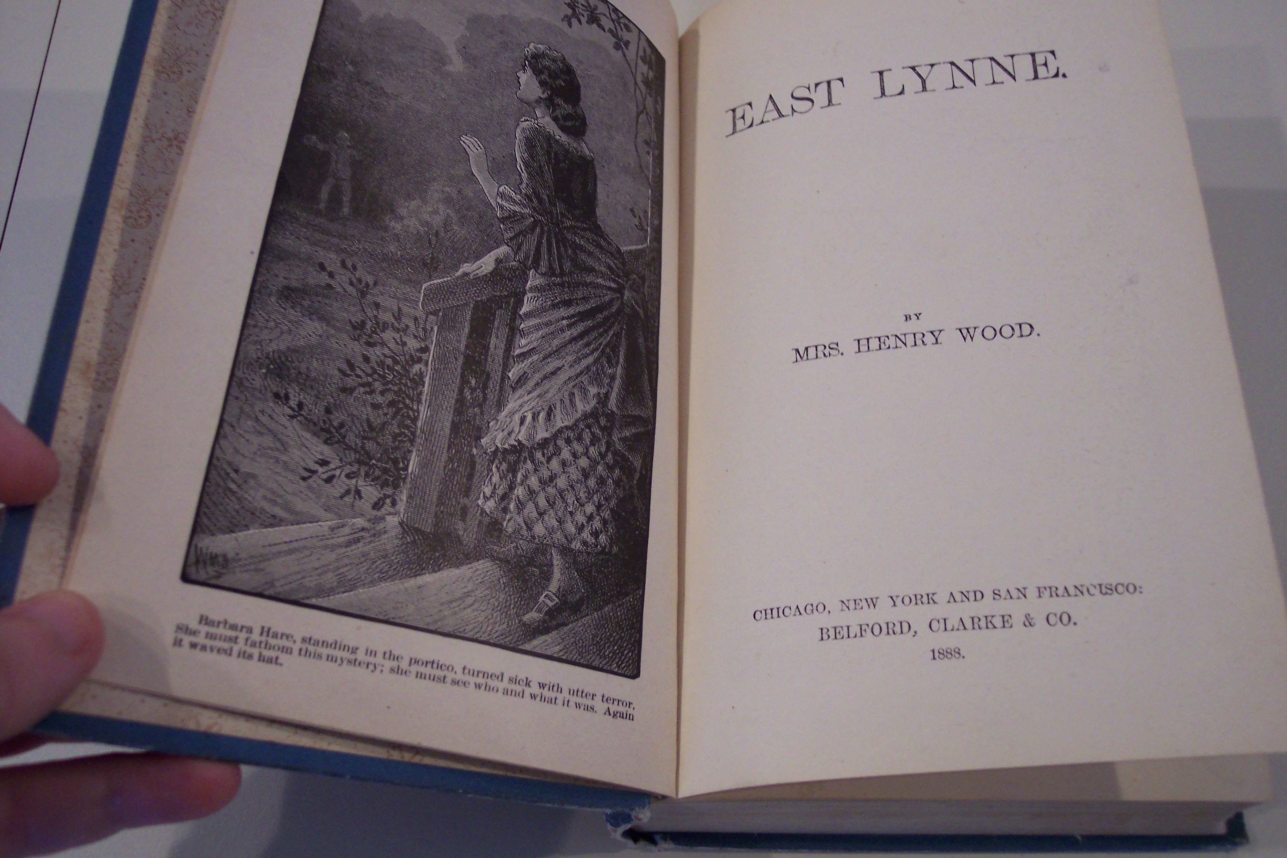 BIBLIO East Lynne Caxton Edition by Mrs. Henry Wood Hardcover, no