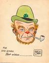 Leprechaun Sketch Signed