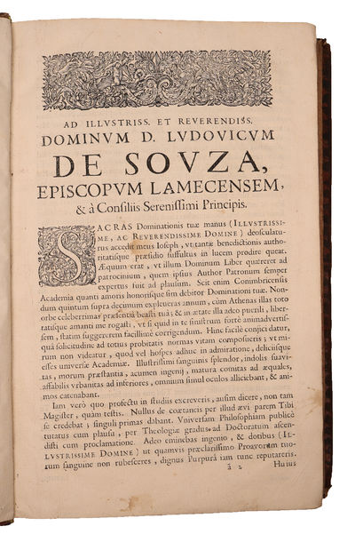 Sacrarum Literarum in Conimbricensi Collegio olim professoris; Ioseph Rachelis Filius Illustratus, Illustrissimo & Reverendissimo Domino, D.Ludovico de Souza. (photo 3)