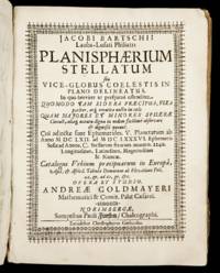 Planisphaerium Stellatum, seu Vice-Globus Coelestis in Plano Delineatus . . . by Jacob Bartsch - First Edition. - (1661) - from George Robert Minkoff, Inc. (SKU: 6089)