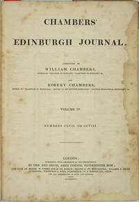 Chambers' Edinburgh Journal, Volume IV, with article, 