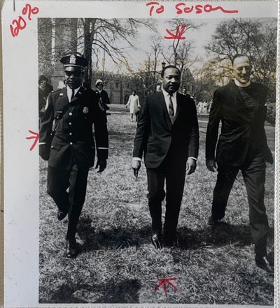 Civil Rights Movement Leadership: Martin Luther King Jr at Washington National Cathedral Days Before Assassination, 1968