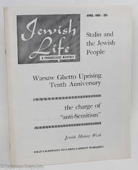cover of Jewish Life, April, 1953. (Vol. VII, No. 6. Whole number 78