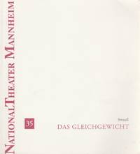 Programmheft Botho Strauß DAS GLEICHGEWICHT Premiere 30. April 1994 Nr. 35