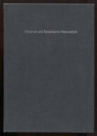 cover of Medieval and Renaissance Manuscripts in California Libraries. Volume 1. Claremont Libraries