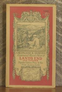 ORDNANCE SURVEY CONTOURED ROAD MAP OF LAND'S END AND LIZARD Popular edition  Scale 1 inch to 1 mile- Sheet # 146