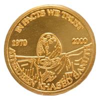 Coins from The Nuwaubian Nation, a Black Nationalist/UFO/neo-Egyptian new religious movement