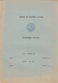 Economic Review, Volume 16, Numbers 3 & 4, July - December 1982 combined wi th Volume 17, Numbers...