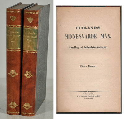 Finlands minnesvärde män. Samling af…
