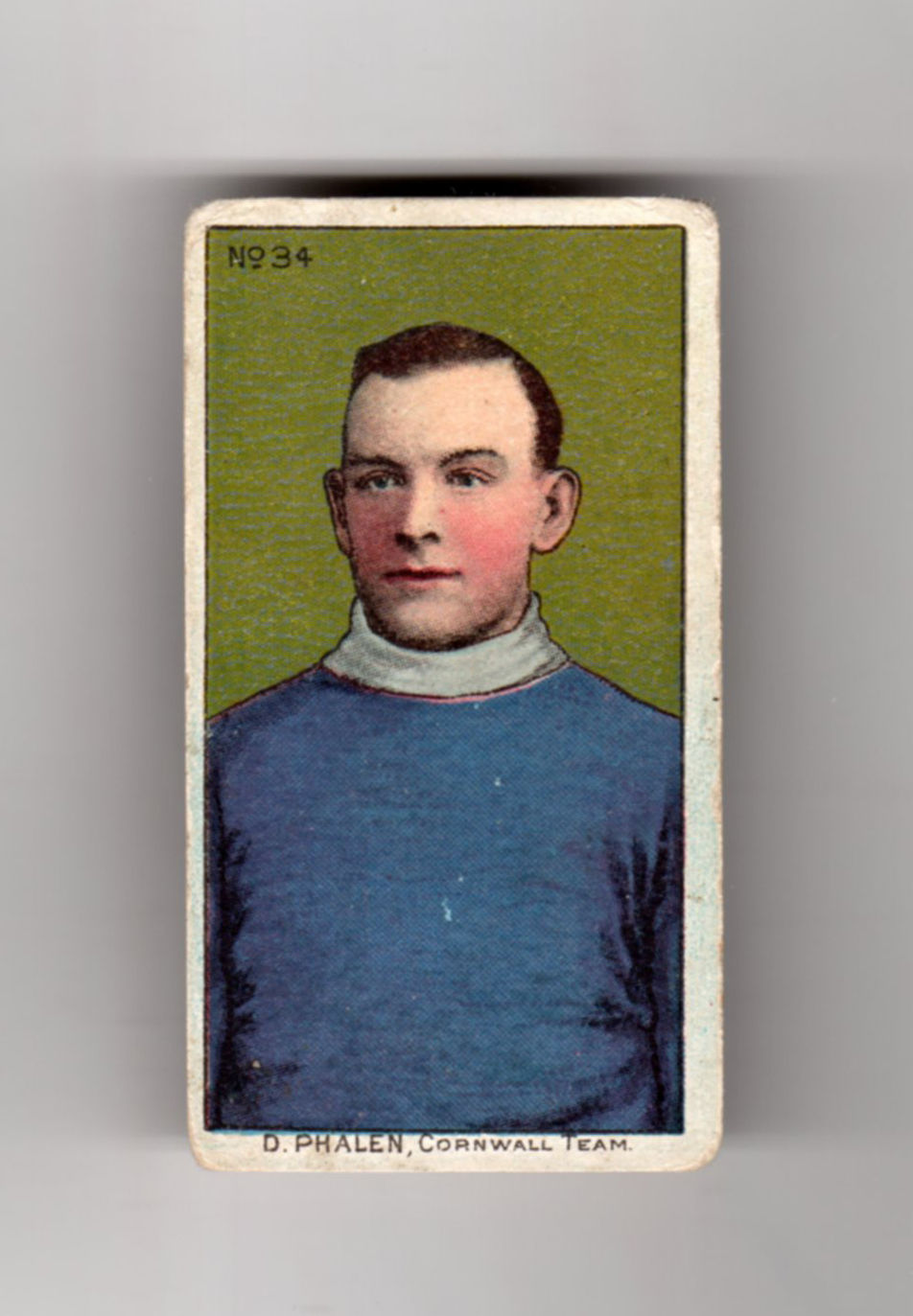 D Phalen Vintage 1910 Lacrosse Trading Card Cornwall Colts Imperial 