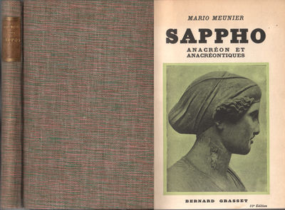 SAPPHO. Anacréon et anacréontiques.