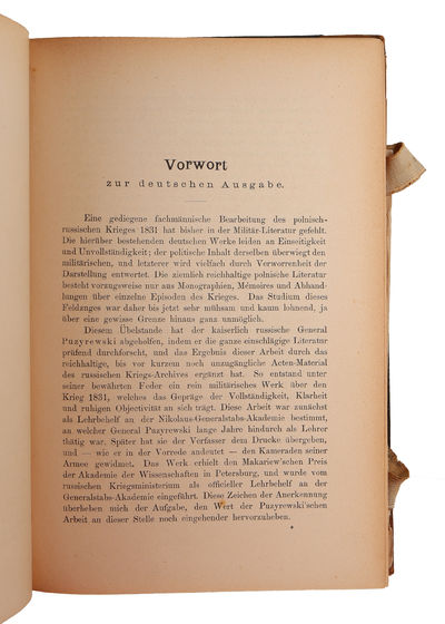 Der Polnisch-russische Krieg 1831. Autorisierte deutsche Bearbeitung nach der zweiten umgearbeiteten, verbesserten und ergänzten Auflage von Valerian Mikulicz. 3 Bde. (photo 3)
