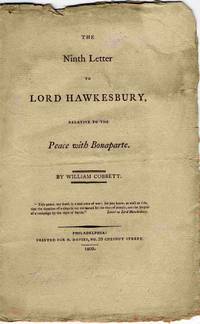 image of The Ninth Letter To Lord Hawkesbury, Relative To The Peace With Bonaparte.