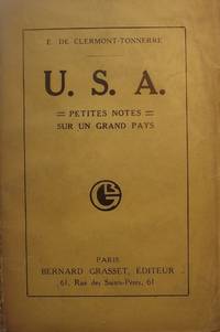 U.S.A.: PETITES NOTES SUR GRAND PAYS