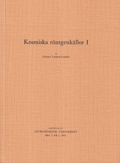Kosmiska röntgenkällor I [= rubrik].