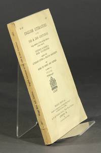 English literature of the 19th & 20th centuries being a selection of first and early editions of the works of… by Maggs Bros - 1935 - from Rulon-Miller Books (SKU: 59516)