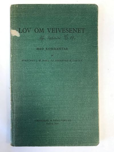 Lov om veivesenet av 21. juni 1912 med…